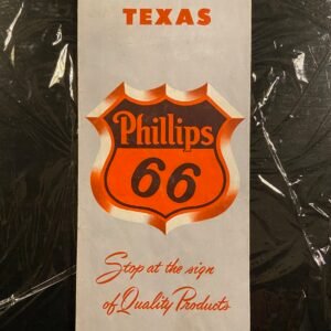 texas phillips 66 c. 1959 map
