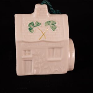 belleek ireland "ballylist mill" porcelain ornament