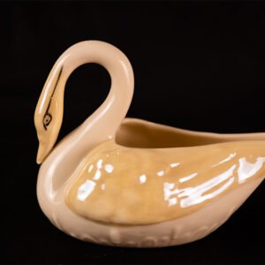 belleek porcelain swan